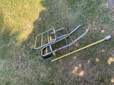 Vespa large frame  Gepäckträger hinten, chrom Reserveradhalter Rückenlehn