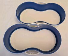 Tupperware Oceano 2 Aufbewahrungsschalen,Hängen,Stellen,weiß-blau,gebr, Badserie