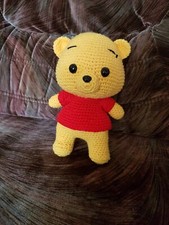 winnie pooh,gehäkelt, Amigurumi,22 cm hoch, Unikat