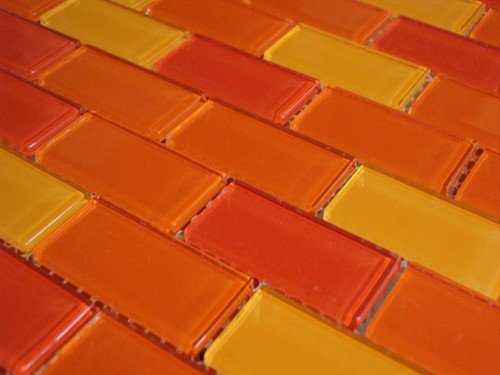 Glasmosaik mosaik fliesen rot - glasmosaik,