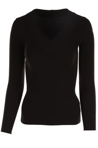 Alaïa schwarzer wollpullover - schwarzer,