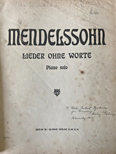 Mendelssohn Lieder ohne Worte