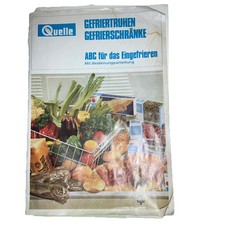 Heft Broschüre Werbung Quelle Gefriertruhen Gefrierschränke ABC Eingefrieren Bed