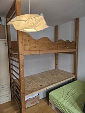 Etagenbett Hochbett Massivholz mit Leiter