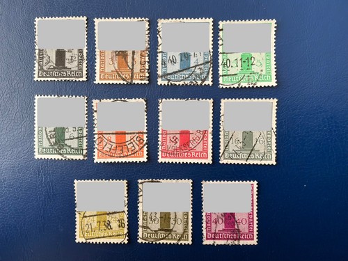 1938 dienstmarken adler auf - dienstmarken,