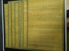 Platzset Tischset Bambus 8 Teilig