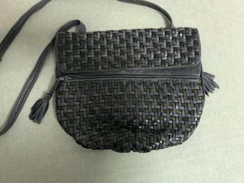 Handtasche grau aus italy - handtasche,