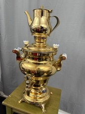 BEEM Samoware Odessa 3L VERGOLDETE EDELSTAHL-SAMOWAR  Teebereiter Teekocher