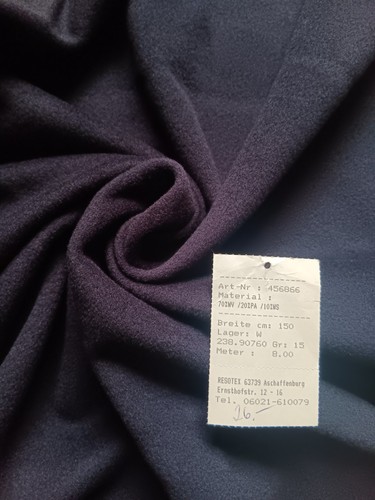 Resotex mantelstoff nachtblau - resotex,