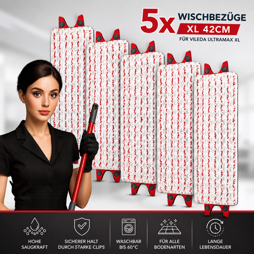 5er set wischbezüge 42 - 5er, xl