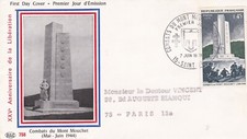 Frankreich 1969 FDC Combat Of Mont Mochet yt