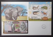 Banknotenbrief aus aller Welt