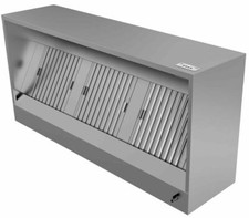 Gastro Wandhaube Dunstabzugshaube Motor & Regler versch. Größen TxH 950x520 mm