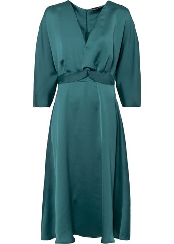 Midikleid 36 petrolblau - midikleid,