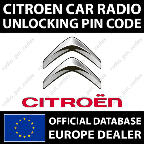 Citroen radio pin - citroen, code