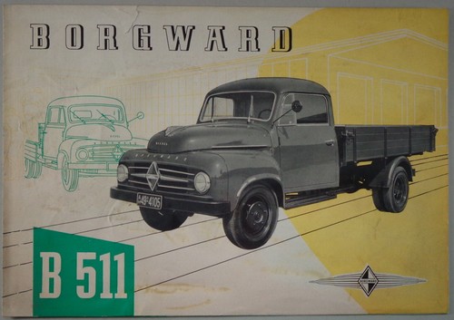 Prospekt broschüre borgward - /,