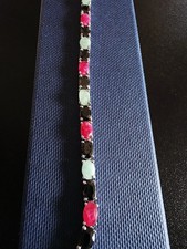 Silber ARMBAND TRICOLOR