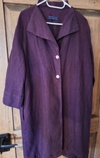 Waschbär Leinenmantel / Kleid