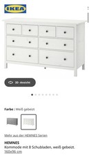 IKEA HEMNES Kommode mit 8