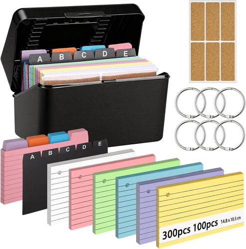 Karteikarten box papier 400 - karteikarten,