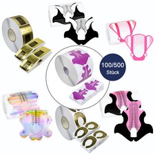 Modellier Schablonen Gold Pink Rosa Holo Nagel Verlängerung Gel Acryl Stiletto