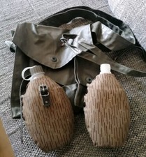 DDR NVA Armee Tasche Trinkflasche Gasmaskentasche GST Militaria ZV 