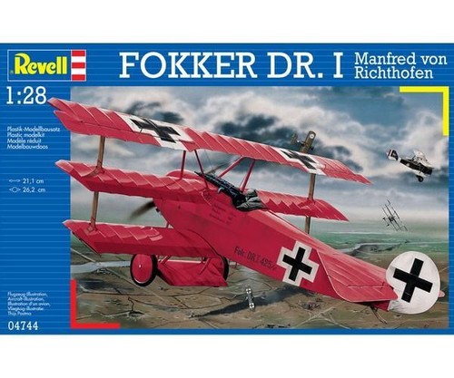 Revell 04744 fokker dr 1 - revell, dr.1