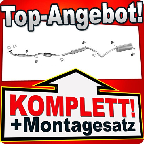 Auspuff kat für skoda fabia - +kat,