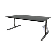 Walter Knoll Schreibtisch Berlin Table 140 T1 Platte Rauchglas Schwarz 