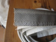 Vorzeltkeder 7mm weiß 6,60m zum annähen