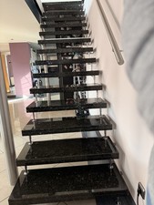 Granit treppen tritt - treppen, tritt-