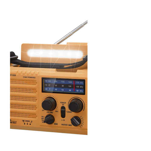 Solar radio mit kurbel - solar,