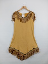 KARNIVAL COSTUMES Damen Indianer Kostüm Kleid Gr. M (38) Braun Retro Fasching