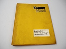 Kramer Allrad 312 Schaufellader Ersatzteilliste Ersatzteilkatalog 1977