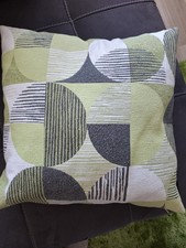 Dekokissen Grün/Grau/Weiß