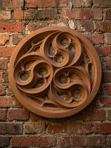 Gotische fensterrosette stein - fensterrosette,