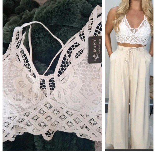 Bustier spitze trägertop - spitze, boxy