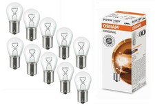 10x Osram P21W 12V 21W BA15s