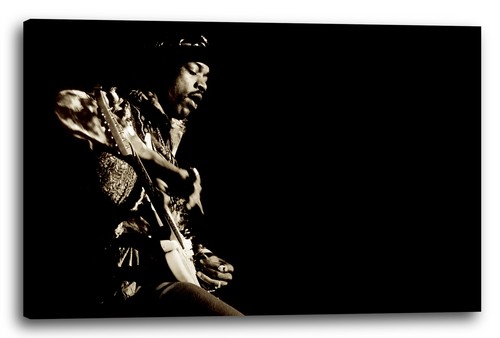 Wandbild jimi hendrix konzert - wandbild,