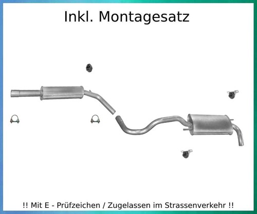 Auspuffanlage für polo 6n - polo,