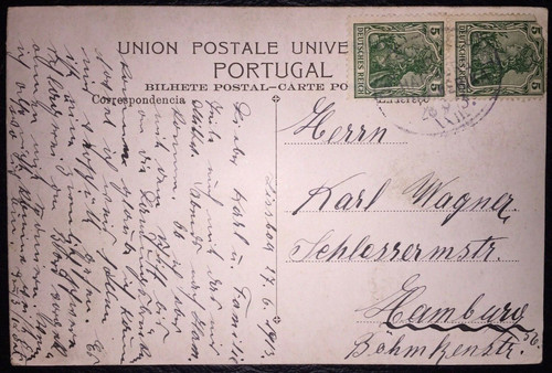 Deutsche seepost 1913 - 1913, linie