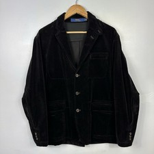 Polo Ralph Lauren Chore Sakko Blazer, Cord, braun, Größe Herren Large