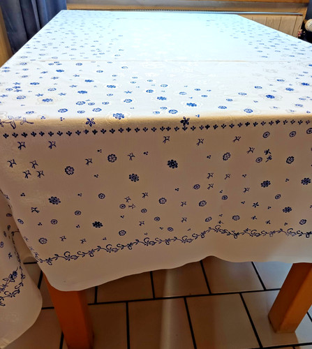 Tchibo blaudruck tischdecke - tchibo,