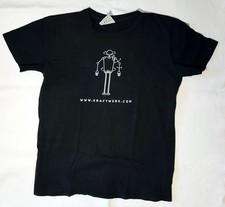 152 T-Shirt MERCHANDIZING Band KRAFTWERK Roboter, schwarz, weiß bedruckt