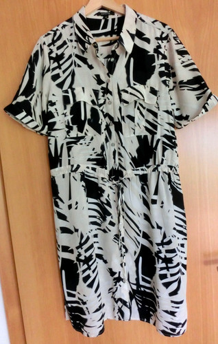 Damen kleid kurzarm - kurzarm, weiß