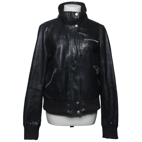 Rose bud lederjacke damen - rose, bud,