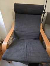 IKEA Poäng Sessel und Hocker