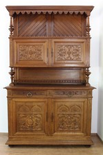 Buffet Gründerzeit Antik Eiche Kredenz Anrichte Historismus Frankreich Buf083