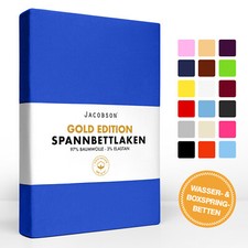 Spannbettlaken Jersey Wasserbett Boxspringbett Spannbetttuch 200g/m² GOLD EDITIO