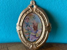 Bild Gemälde Mädchen  Puppenstube Puppenhaus 1:12 dollhouse picture